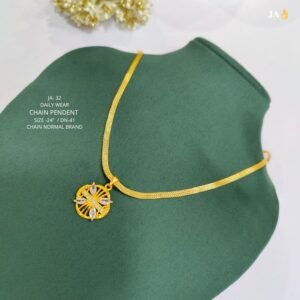 1 Gram Gold Plated   Best Quality   Chain Pendant  -   DN 41