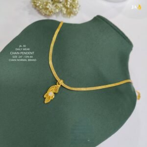 1 Gram Gold Plated   Best Quality   Chain Pendant  -    DN  44
