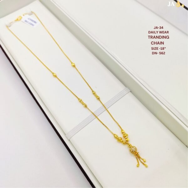 Designer and Stylish gold Chain For Women and Girls - DN -562