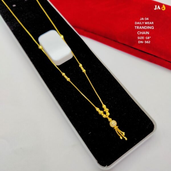 Designer and Stylish gold Chain For Women and Girls - DN -562 - Image 5