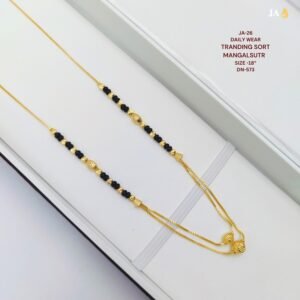 Micro Gold Plated Daily Wear Mangalsutra (18") - DN 573