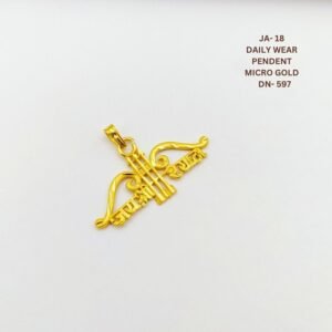 Micro Gold Plated Shree Shyam Pendant -  DN 597