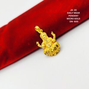 Micro Gold Plated Ganesh Ji Pendant - DN 600