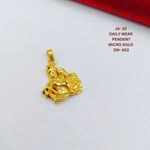 Micro Gold Plated Radhe Krishna Pendant - DN 602