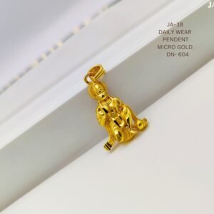 Micro Gold Plated Hanuman Ji Pendant -DN 604