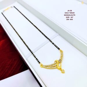 Elegant Short Mangalsutra  18" Inch -DN 444
