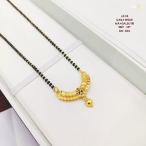 Elegant Short Mangalsutra  18" Inch -DN 454