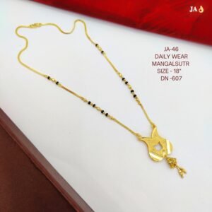 Micro Gold Plated Daily Wear Mangalsutra (18") - DN 607