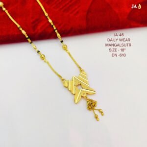 Micro Gold Plated Daily Wear Mangalsutra (18") - DN 610