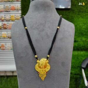 One Gram Gold Plated Party Wear Mangalsutra DN 1519