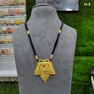One Gram Gold Plated Party Wear Mangalsutra DN 1526