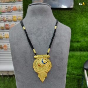 One Gram Gold Plated Party Wear Mangalsutra DN 1527