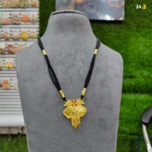 One Gram Gold Plated Party Wear Mangalsutra DN 1533