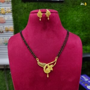 Daily Wear Mangalsutra with Earrings – DN 1538