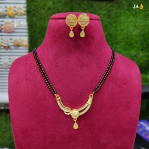 Daily Wear Mangalsutra with Earrings – DN 1541