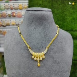Elegant Daily Wear 18-Inch Gold-Plated Mangalsutra DN 1546