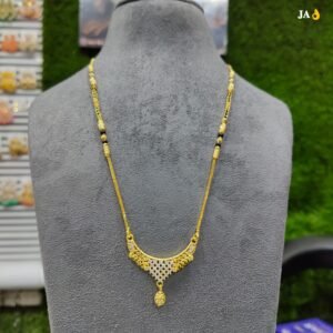 Elegant Daily Wear 18-Inch Gold-Plated Mangalsutra DN 1618