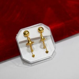 Gold Polish  Jhumka EarringsDaily Use DN-1660