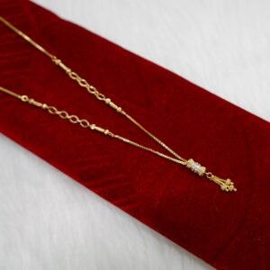 Micro Gold Plated Daily Wear Mangalsutra (18") - DN-1667