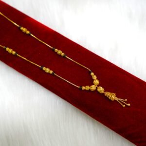 Micro Gold Plated Daily Wear Mangalsutra (18") - DN-1669