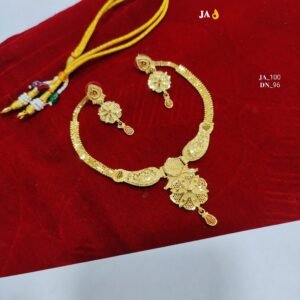Gold Polish Necklace  DN-  96