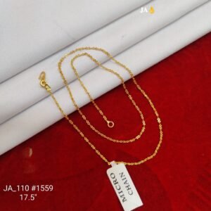 Premium Micro Gold Chain – Perfect for Daily Wear DN - 1559
