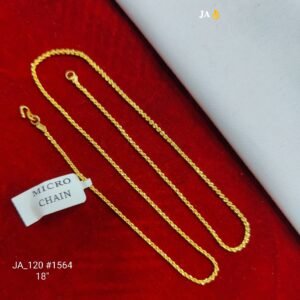 Premium Micro Gold Chain – Perfect for Daily Wear DN - 1564