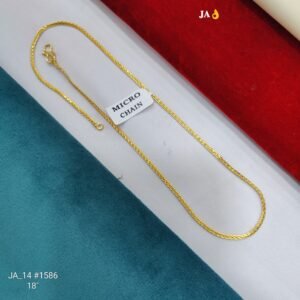 Premium Micro Gold Chain – Perfect for Daily Wear DN - 1586
