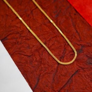 ✨   Premium Elegance Redefined 2 Line Gold Polish Chain DN-1697