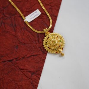 Gold-polished pendant with chain DN -1552