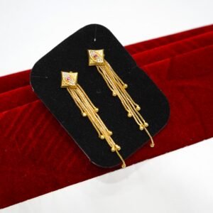 Stone-Studded Sui Dhaga Earrings DN-1685