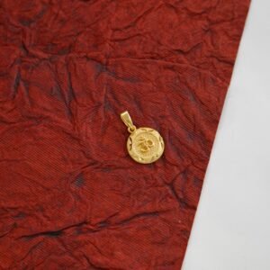 Micro Gold Plated Om Pendant - DN  1754