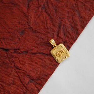 Micro Gold Plated Ram Ji Pendant - DN  1756