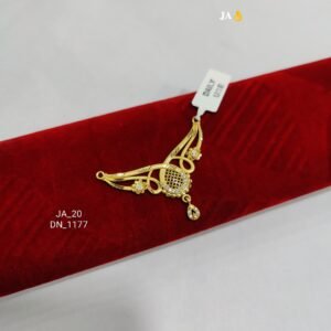 Premium Quality Gold Polish Mangalsutra Pendal DN-1177 AD STONE