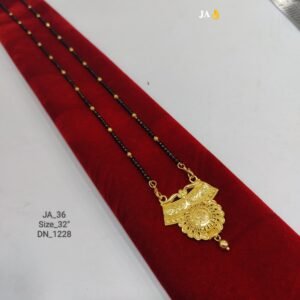 One Gram Gold Plated Daily Wear Mangalsutra DN -  1228