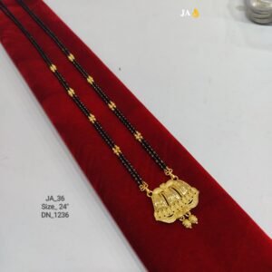 One Gram Gold Plated Daily Wear Mangalsutra DN - 1236
