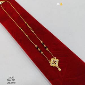 Micro Gold Plated Daily Wear Mangalsutra (18") - DN-1441