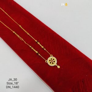 Micro Gold Plated Daily Wear Mangalsutra (18") - DN-1440
