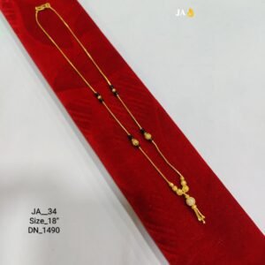 Micro Gold Plated Daily Wear Mangalsutra (18") - DN- 1490