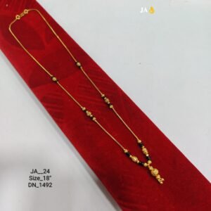 Micro Gold Plated Daily Wear Mangalsutra (18") - DN- 1492