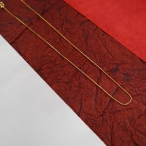 ✨ Royal Shine Single Line Gold Polish Chain DN-1693