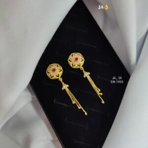 Gold-Toned Dangle Earrings DN-1955