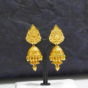 Classic Daily Wear Gold Polish Jhumka DN-1831