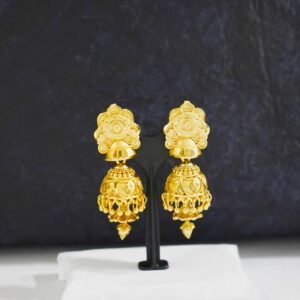 Classic Daily Wear Gold Polish Jhumka DN-1832