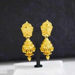 Classic Daily Wear Gold Polish Jhumka DN-1833