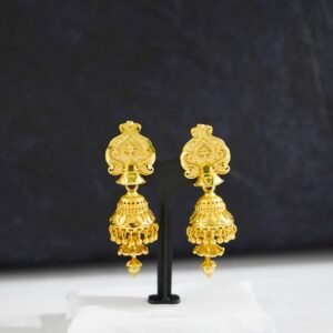 Classic Daily Wear Gold Polish Jhumka DN-1834