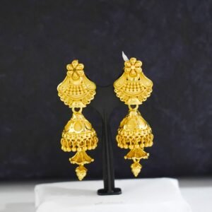 Classic Daily Wear Gold Polish Jhumka DN-1835