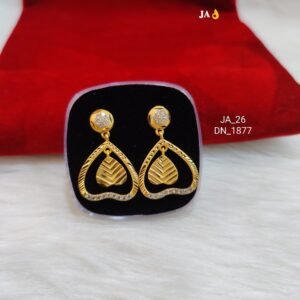 Gold-Plated Drop Earrings DN-1877