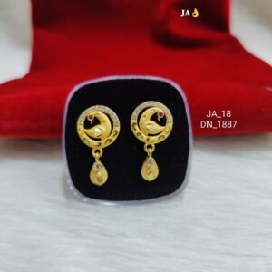 Gold-Plated Designer  (Tops) Earrings DN-1887