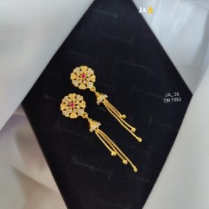 Gold-Toned Dangle Earrings DN-1953